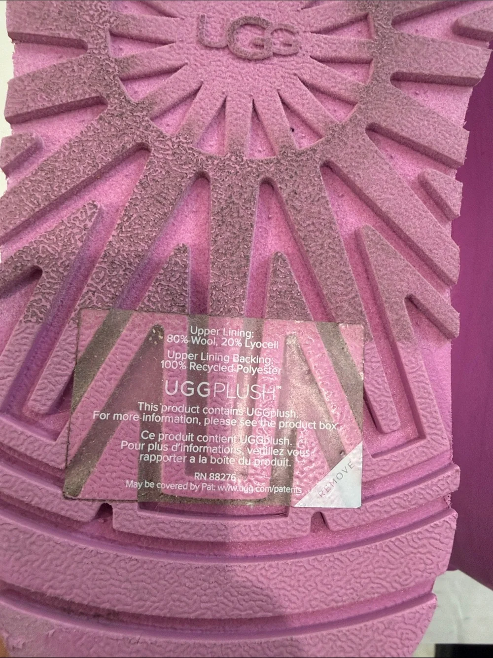 Uggs pink sequin faux slip on chunky fun kettle nib
